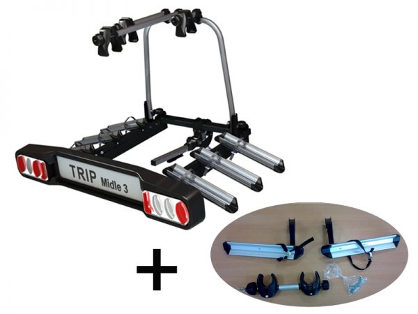 Nosič bicyklov Hakr Trip 3 Middle + adaptér HV1160